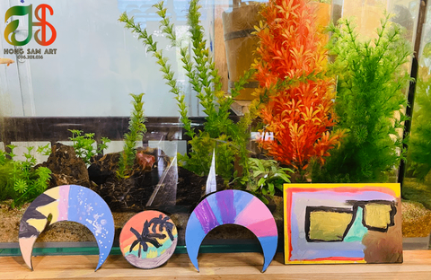 Workshop vẽ tranh acrylic tại Mỹ thuật Hồng Sâm