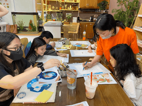 Để việc học vẽ với trẻ không phải là quá trình sao chép những bức tranh