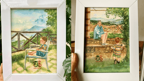 Ký họa màu nước - Dòng tranh nghệ thuật được ưa chuộng hiện nay