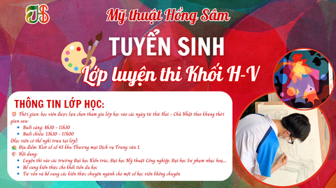 [THÔNG BÁO] TUYỂN SINH LỚP LUYỆN THI KHỐI H - V ️