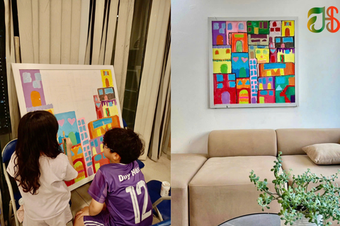 Lớp Học Vẽ Tranh Trang Trí Nội Thất Tại Mỹ Thuật Hồng Sâm – Mang Nghệ Thuật Vào Từng Góc Nhà