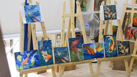 Khám phá bản thân với workshop vẽ tranh sơn dầu tại Mỹ thuật Hồng Sâm