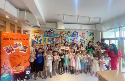 Workshop “Ánh Trăng Huyền Bí” – Sắc Màu Halloween Cùng Mỹ Thuật Hồng Sâm