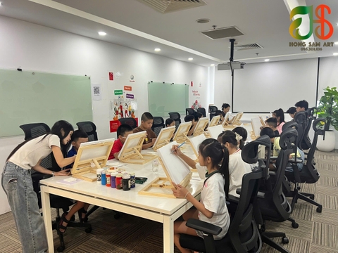 WORKSHOP VẼ TRANH “BẢO VỆ MÔI TRƯỜNG” – SCHINDLER LAN TỎA Ý THỨC XANH CÙNG MỸ THUẬT HỒNG SÂM