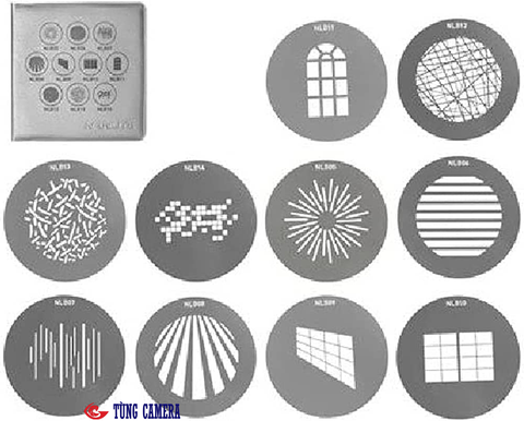 Combo 10 Thẻ Hiệu Ứng - Nanlite Gobo Set 1