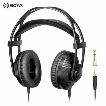 Tai nghe giám sát chuyên nghiệp BOYA BY-HP2  dành cho Điện thoại / Laptop/ Máy ảnh