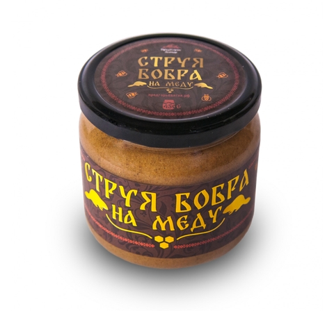 Бобровая струя на меду