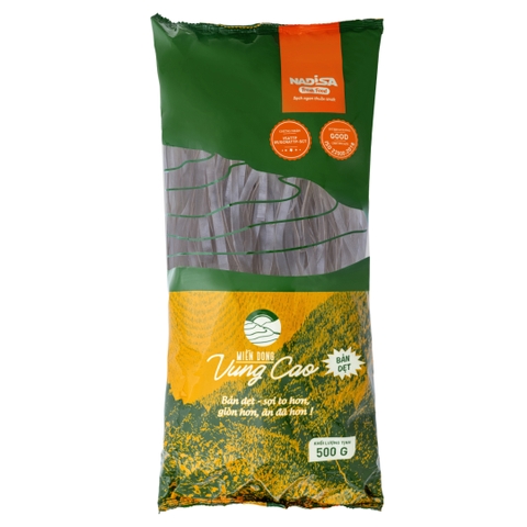 Miến dong vùng cao (sợi dẹt) 500 gr - Mã vạch 8938544980149