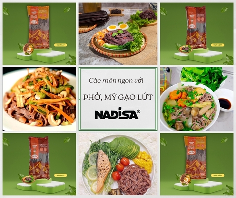 Mì gạo lứt Nadisa 500 gr - Mã vạch 8938544980125