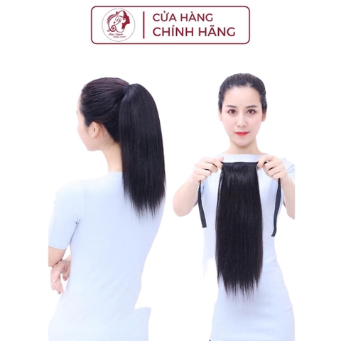 Tóc cột đuôi thẳng 40cm