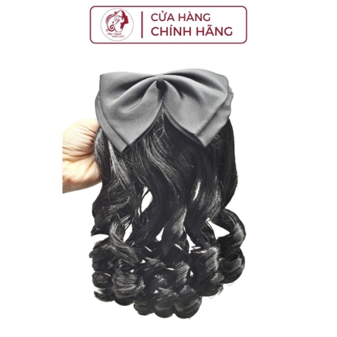 Búi cài nơ tóc giả
