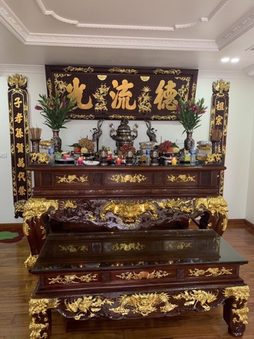 Nhận Sơn son thếp vàng bàn thờ hay đồ thờ cúng