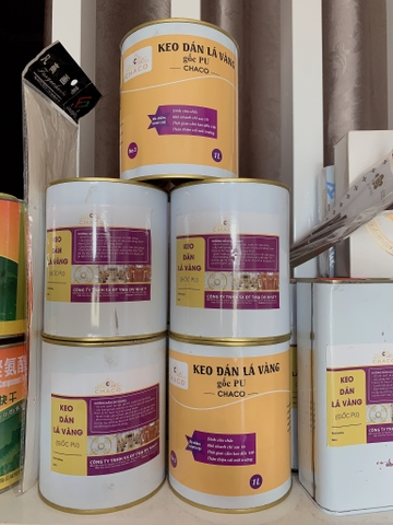 KEO DÁN LÁ VÀNG GỐC PU số 2