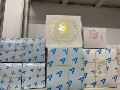 LÁ VÀNG NHẬT KÍCH THƯỚC 14X14CM