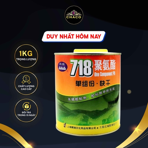 Keo dán vàng 718 Chaco Gold gốc PU chuyên dụng dát vàng tượng phật, dùng để trang trí nội thất