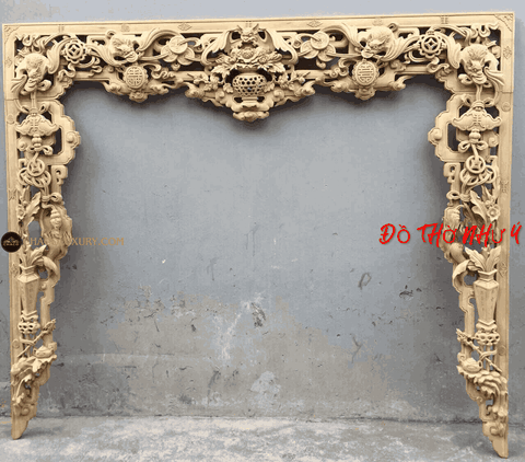 2 Mẫu Cửa võng đẹp, mẫu cửa võng thờ