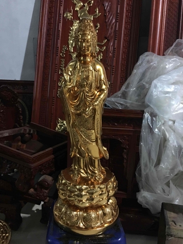 Tượng Phật Dát Vàng 24k TP007