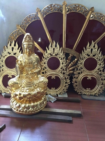 Tượng Phật Dát Vàng 24k TP006