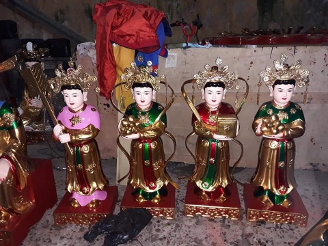 Tượng Cô Quỳnh – Cô Quế đẹp