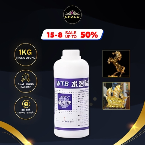 Keo dát vàng gốc nước Chaco Gold keo dán vàng khối lượng 1kg nhanh khô chuyên dụng trang trí đồ thờ tượng phật trái cây