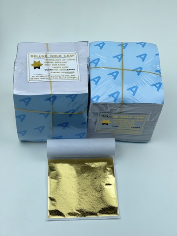 Lá vàng Nhật 9x9cm chính hãng