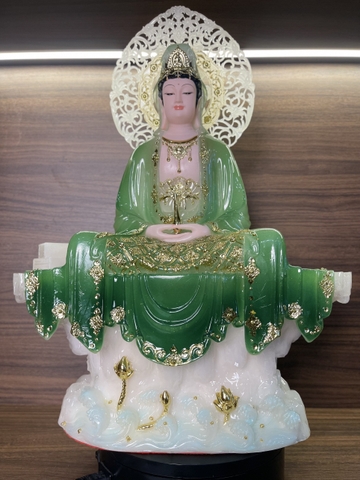 NHIỀU MẪU - TƯỢNG QUÁN ÂM BỒ TÁT TỰ TẠI - CHẤT LIỆU BỘT ĐÁ - NHIỀU MẪU KHÁC NHAU - CAO 30CM/40CM