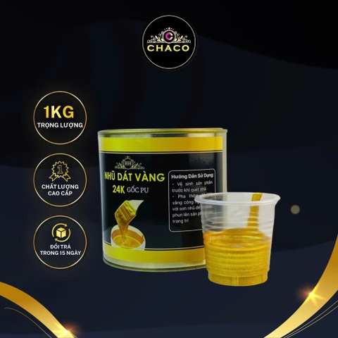 [HỘP 1KG] NHŨ VÀNG 24K GỐC PU - CHACO