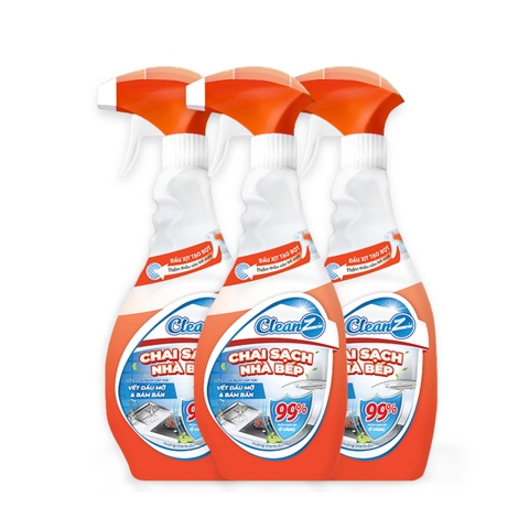 Chai Sạch Nhà Và Bếp Cleanz Làm Sạch Đa Năgng Thơm Mùi Chanh Dịu Nhẹ