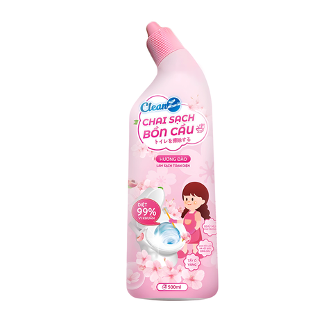 Chai sạch bồn cầu Cleanz, vệ sinh bồn cầu nhà tắm làm sạch khử mùi mọi ngóc ngách trong nhà vệ sinh