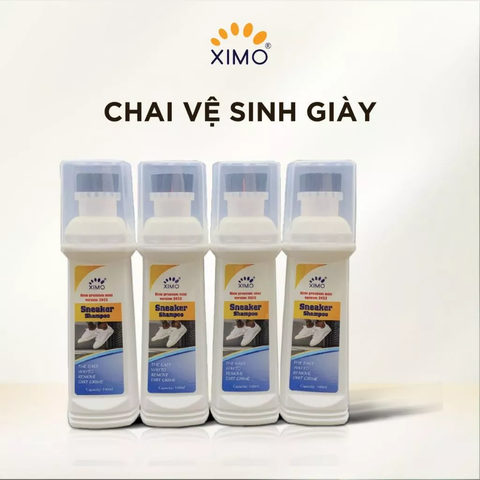 Chai vệ sinh giày, Chai lau giày Ximo Sneaker Shampoo 100ml