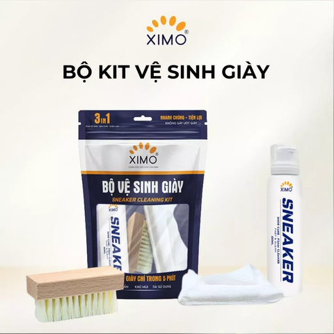 Chai Vệ Sinh Giày Nhanh Ximo Sneaker White Plus 150ml