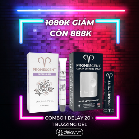[Crazy sale T8] Combo Delay 20 và Buzzing gel