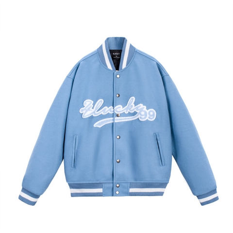 ÁO KHOÁC BOMBER CHẤT DẠ THÊU 