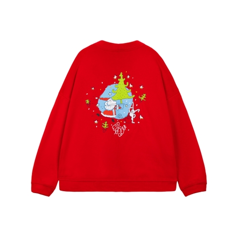ÁO CARDIGAN  4LUCKY HỌA TIẾT MERRY CHRISTMAS