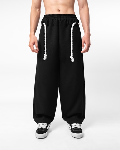 QUẦN ỐNG RỘNG DÂY THỪNG UNISEX - 6216
