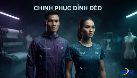 Áo Nhóm Chạy Bộ Kết Hợp Leo Núi Chinh Phục Tứ Đại Đỉnh Đèo Tây Bắc: Giải Pháp May Đo Kỹ Thuật Số Chuyên Biệt