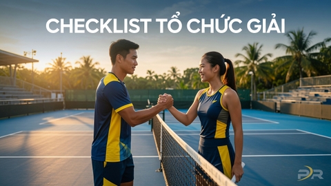 Bản Đồ Kiểm Soát Vận Hành: Checklist Tổ Chức Giải Pickleball Phong Trào Chuyên Nghiệp Nhất