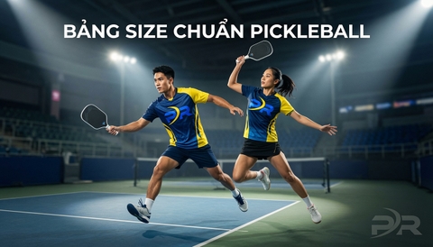 Bảng Size Đồng Phục Pickleball Nam Nữ Chuẩn Thi Đấu: Thiết Kế Nhân Trắc Học Và Tối Ưu Hóa Hiệu Suất Vận Động