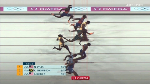 Noah Lyles gặt HCV | Chung kết 100m nam Olympic Paris 2024