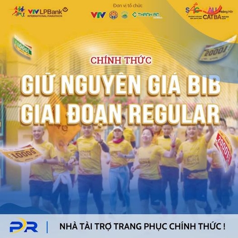 [TIN VUI] GIẢI CHẠY MARATHON QUỐC TẾ VTV LPBANK - SẮC MÀU HOÀNG HÔN GIỮ NGUYÊN GIÁ VÉ BIB