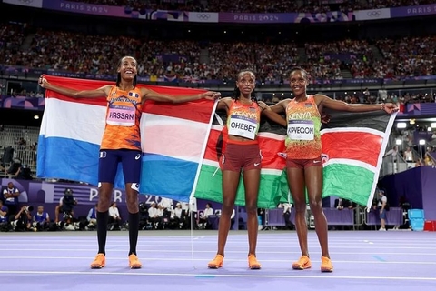 HCV đầu tiên của Beatrice Chebet và Kenya ở môn điền kinh tại Olympic Paris