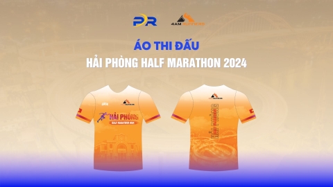 CÔNG BỐ ÁO THI ĐẤU HẢI PHÒNG HALF MARATHON | PR SPORT hân hạnh đồng hành