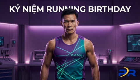 Bá Chủ Đường Đua Cá Nhân: Đưa Cột Mốc 'Running Birthday' Lên Thiết Kế Áo Chạy Bộ May Đo Cao Cấp