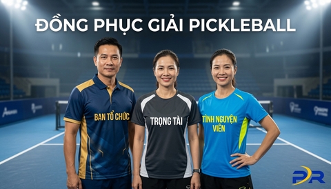 Đồng Phục Giải Pickleball Chuyên Nghiệp: Nghệ Thuật Thiết Kế Và Phân Biệt Áo BTC, Trọng Tài, Tình Nguyện Viên
