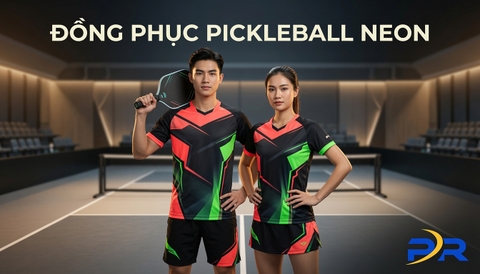 Giải Pháp In Màu Neon Chuẩn Xác Trên Đồng Phục Pickleball Cao Cấp