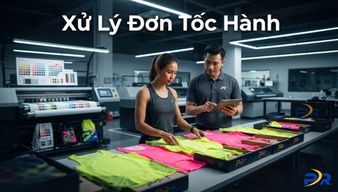 Chiến Lược Xử Lý Đơn Hàng Áo Chạy Bộ Bổ Sung Tốc Hành Khi Số Lượng Vận Động Viên Tăng Vọt Sát Ngày Race