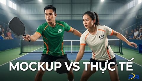 Ảnh Mockup Áo Pickleball Có Đủ Để Duyệt Sản Xuất? Bí Quyết Chuẩn Hóa Thiết Kế Từ Bản Vẽ Đến Sân Đấu