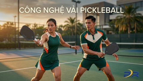Vải Mềm Rũ Hay Vải Đứng Form Hợp Hơn Cho Áo Pickleball? Giải Pháp Đồng Phục Tối Ưu Hiệu Suất Thi Đấu