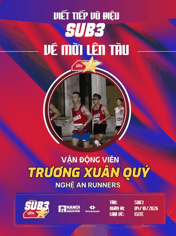 Trương Xuân Quý & Nghệ An Runners: Quyết Tâm Xóa Bỏ Khoảng Cách 109 Giây Chạm Ngưỡng Sub 3 Lịch Sử