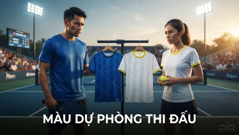 Chiến Lược Chuẩn Bị Phương Án Màu Dự Phòng Khi Đặt May Đồng Phục Pickleball Thi Đấu